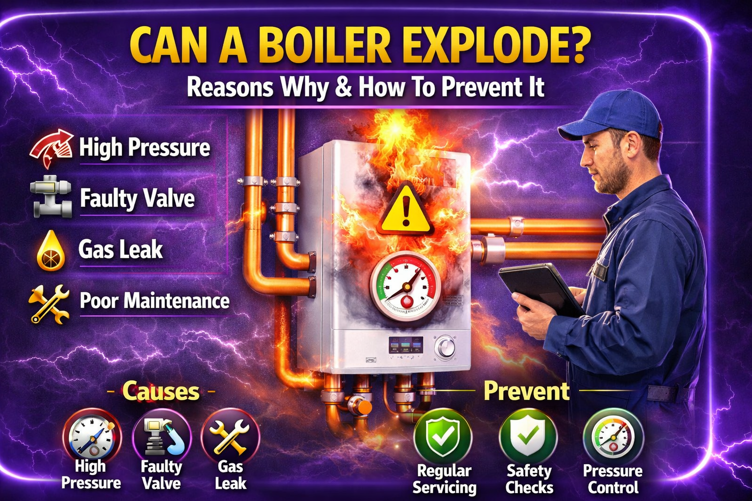 Can a Boiler Explode? Causes, Warning Signs and Prevention 2026
