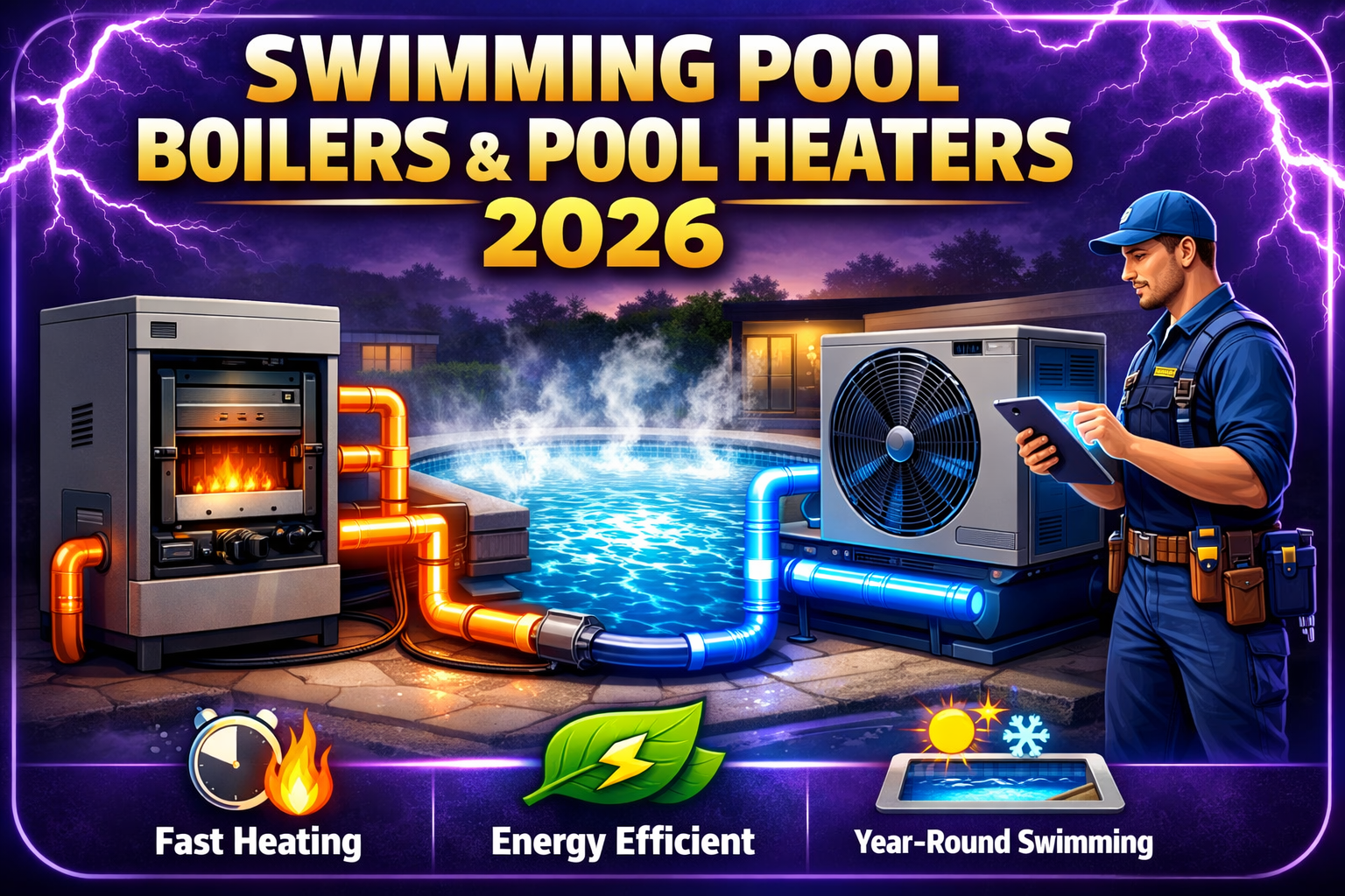 Swimming Pool Boilers and Pool Heaters: Complete Guide 2026