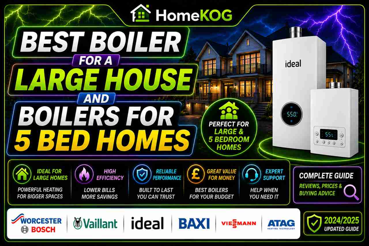 Best Boiler for a Large House and Boilers for 5 bed Homes