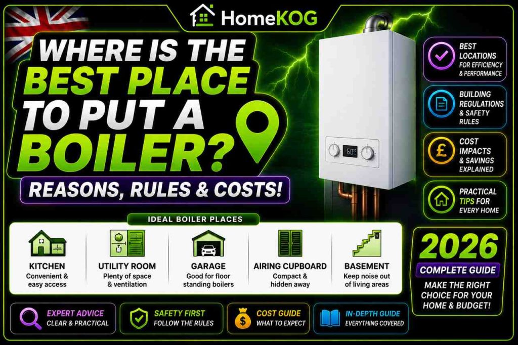 Where Is The Best Place To Put A Boiler? Reasons, Rules & Costs!