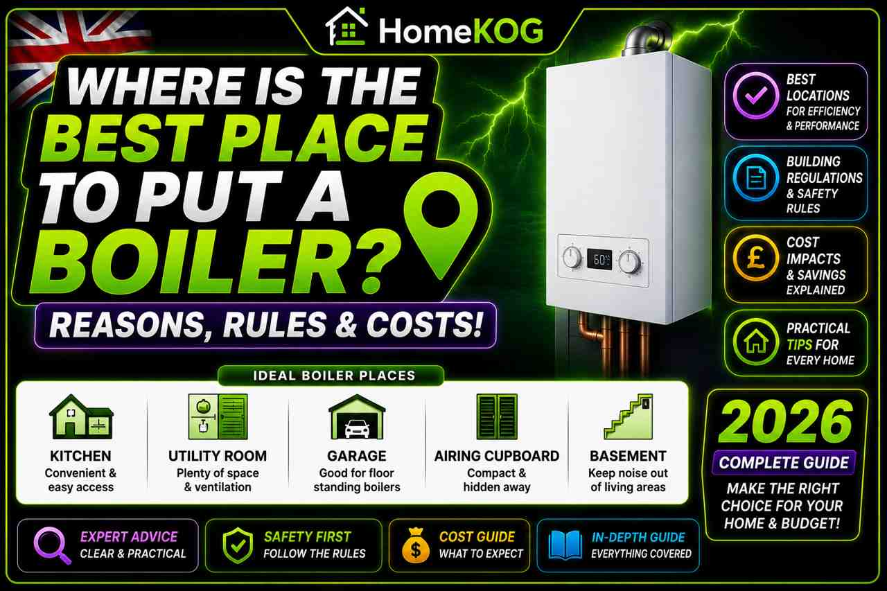 Where Is The Best Place To Put A Boiler? Reasons, Rules & Costs!