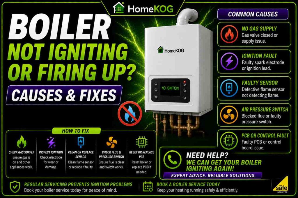 Boiler Not Igniting or Firing Up Causes & Fixes