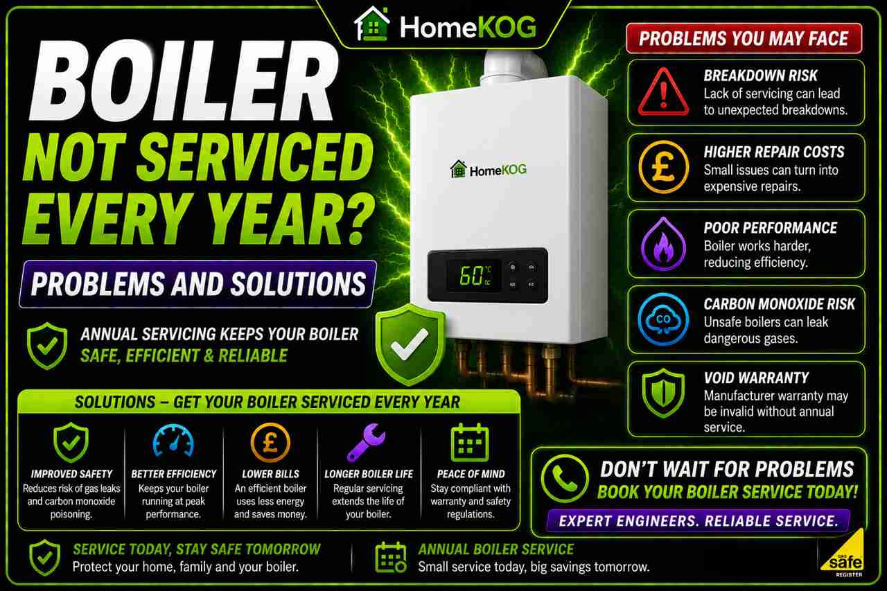 Boiler Not Serviced Every Year, Problems and Solutions