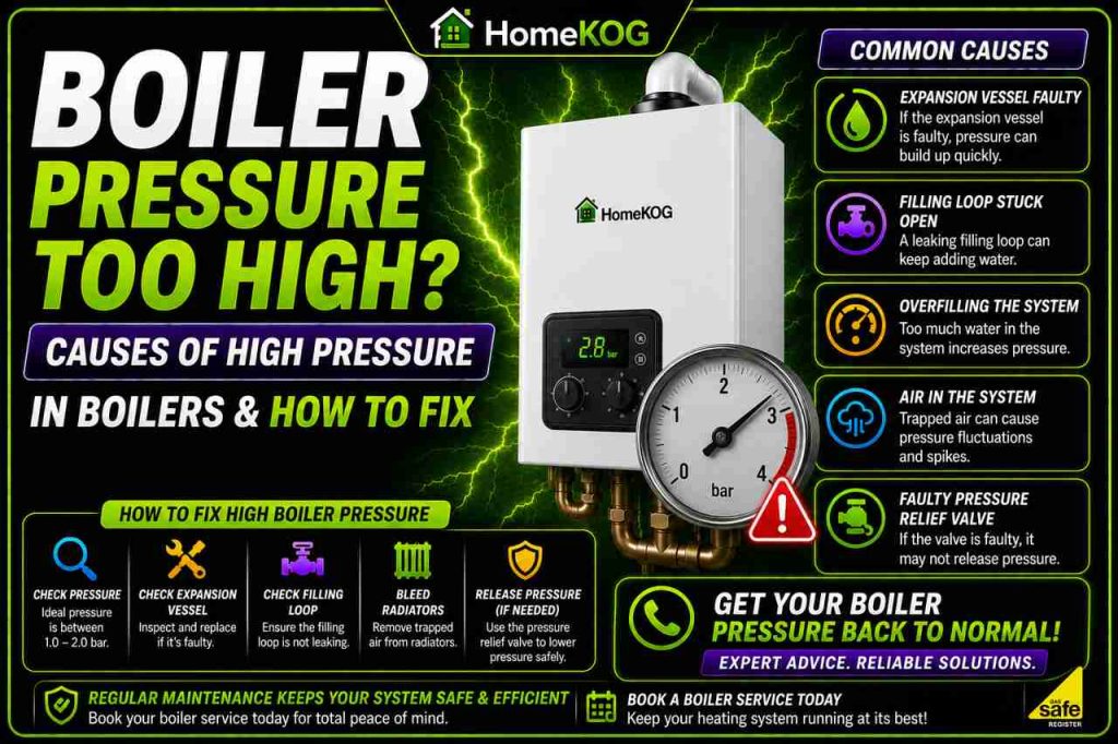 Boiler Pressure Too High: Causes Of High pressure In Boilers & How To Fix