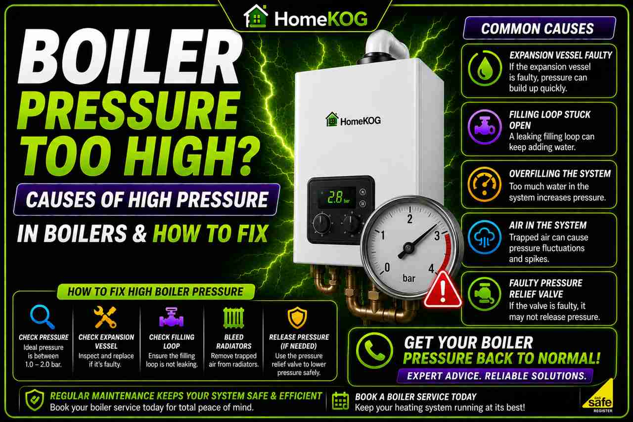 Boiler Pressure Too High: Causes Of High pressure In Boilers & How To Fix