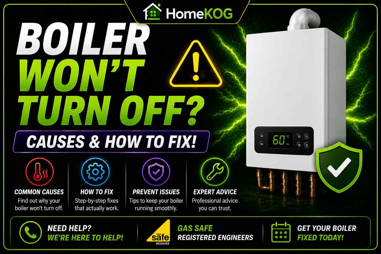 Boiler Won't Turn Off: Causes & How to fix!
