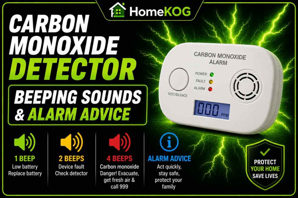 Carbon Monoxide Detector Beeping Sounds & Alarm Advice
