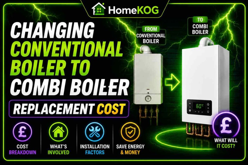 Changing Conventional Boiler to Combi Boiler Replacement Cost