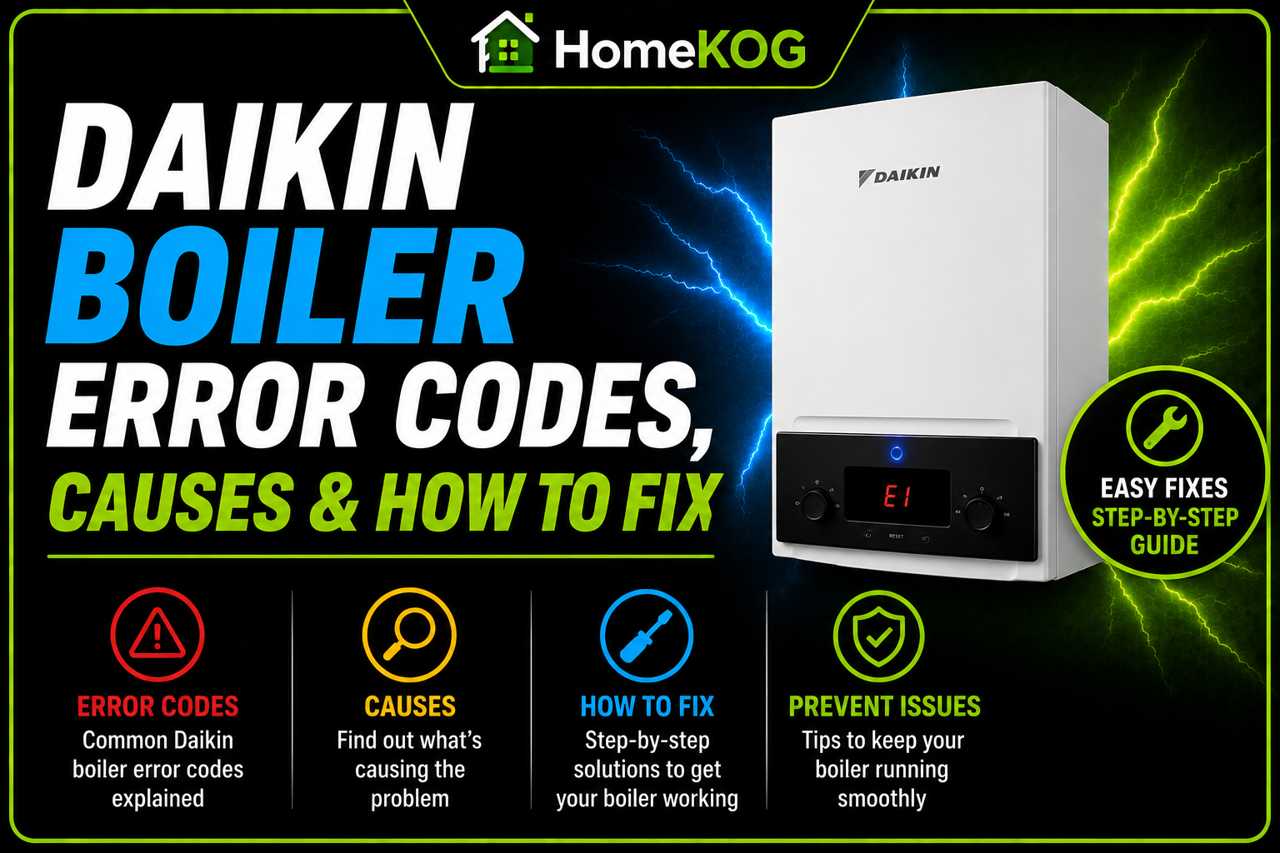 Daikin Boiler Error Codes, Causes & How To Fix