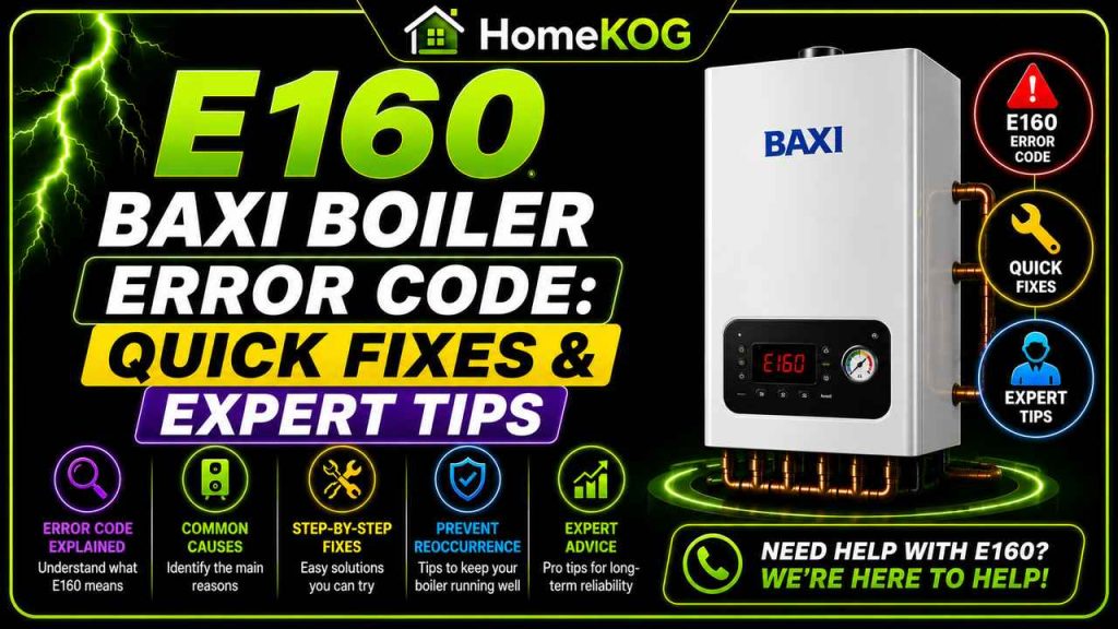 E160 Baxi Boiler Error Code: Quick Fixes & Expert Tips