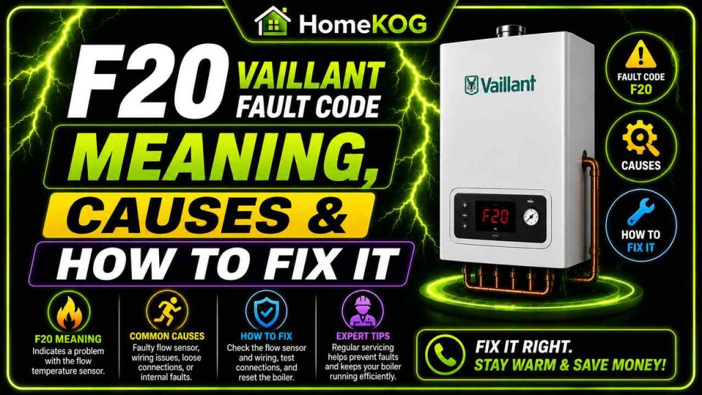 F20 Vaillant Fault Code Meaning, Causes & How To Fix It