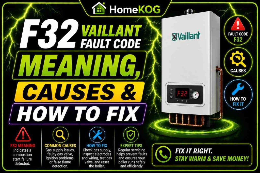 F32 Vaillant Fault Code Meaning, Causes & How To Fix