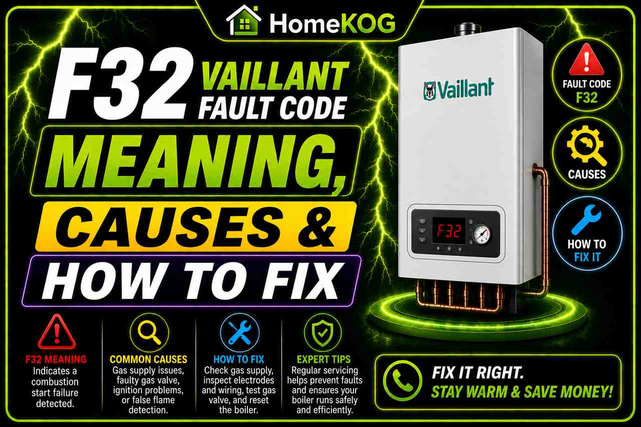 F32 Vaillant Fault Code Meaning, Causes & How To Fix