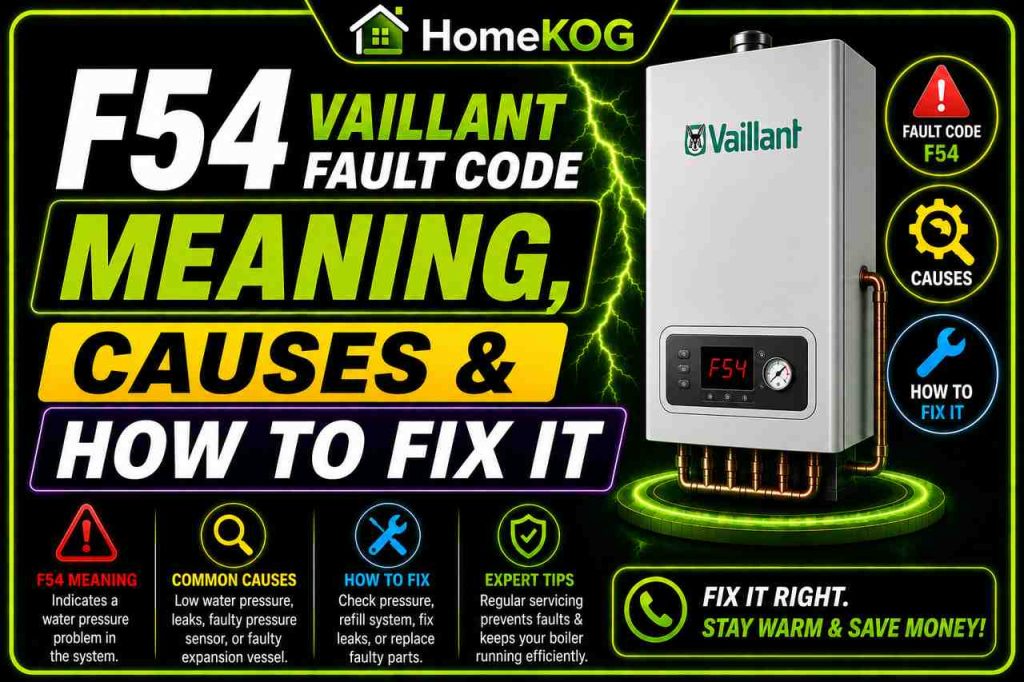 F54 Vaillant Fault Code Meaning, Causes & How To Fix It