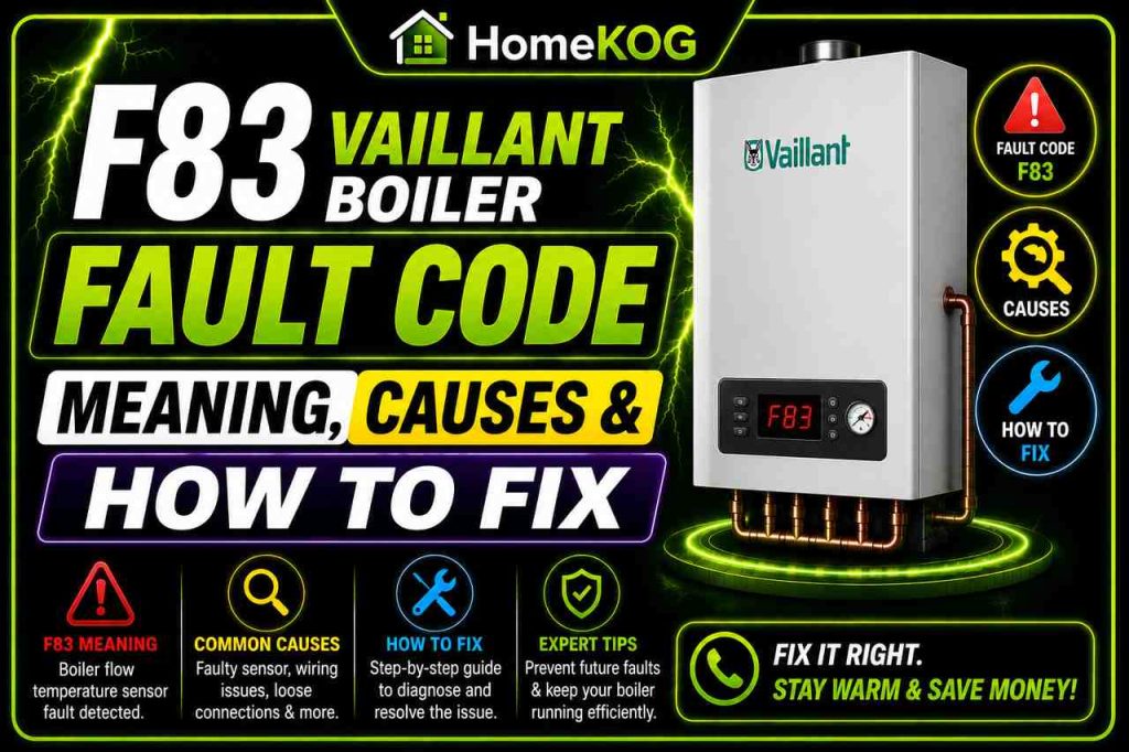 F83 Vaillant Boiler Fault Code Meaning, Causes & How To Fix