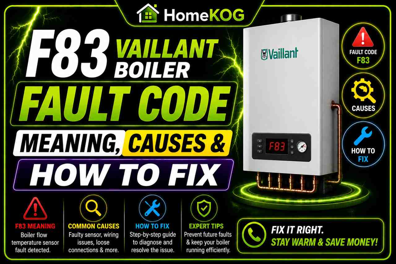 F83 Vaillant Boiler Fault Code Meaning, Causes & How To Fix