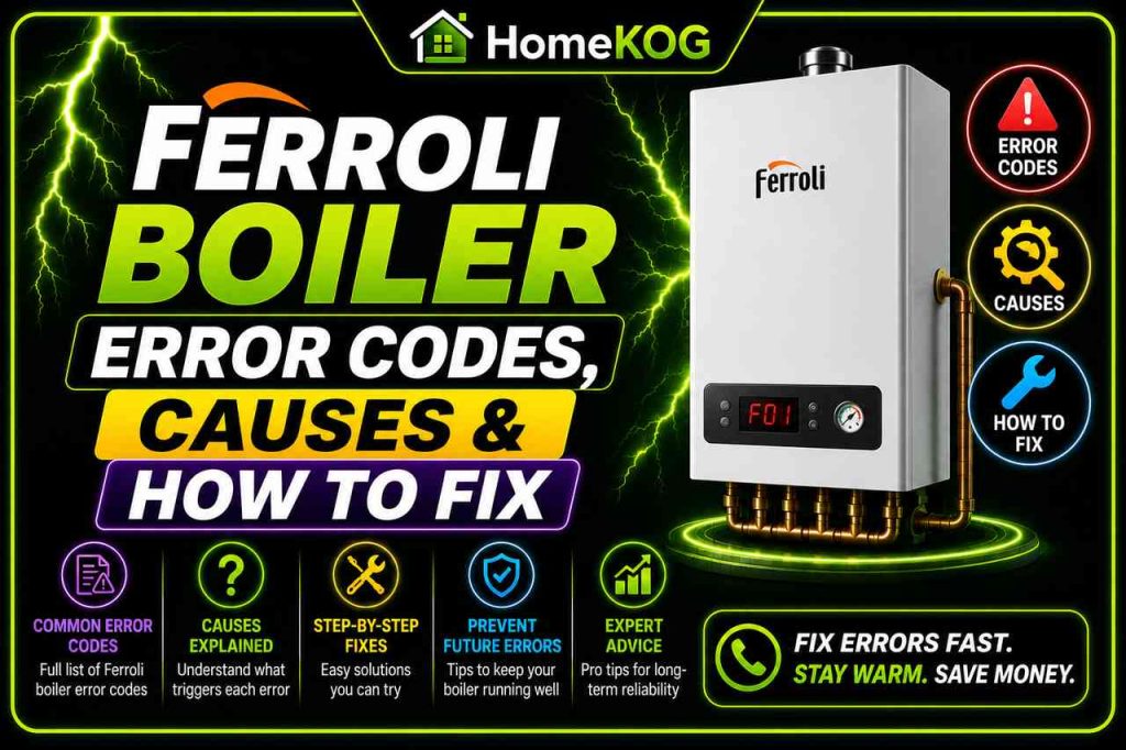 Ferroli Boiler Error Codes, Causes & How To Fix