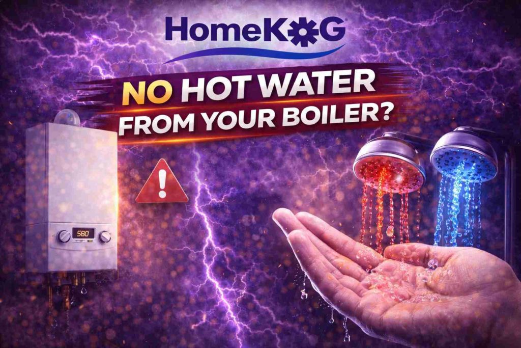 no hot water coming from boiler