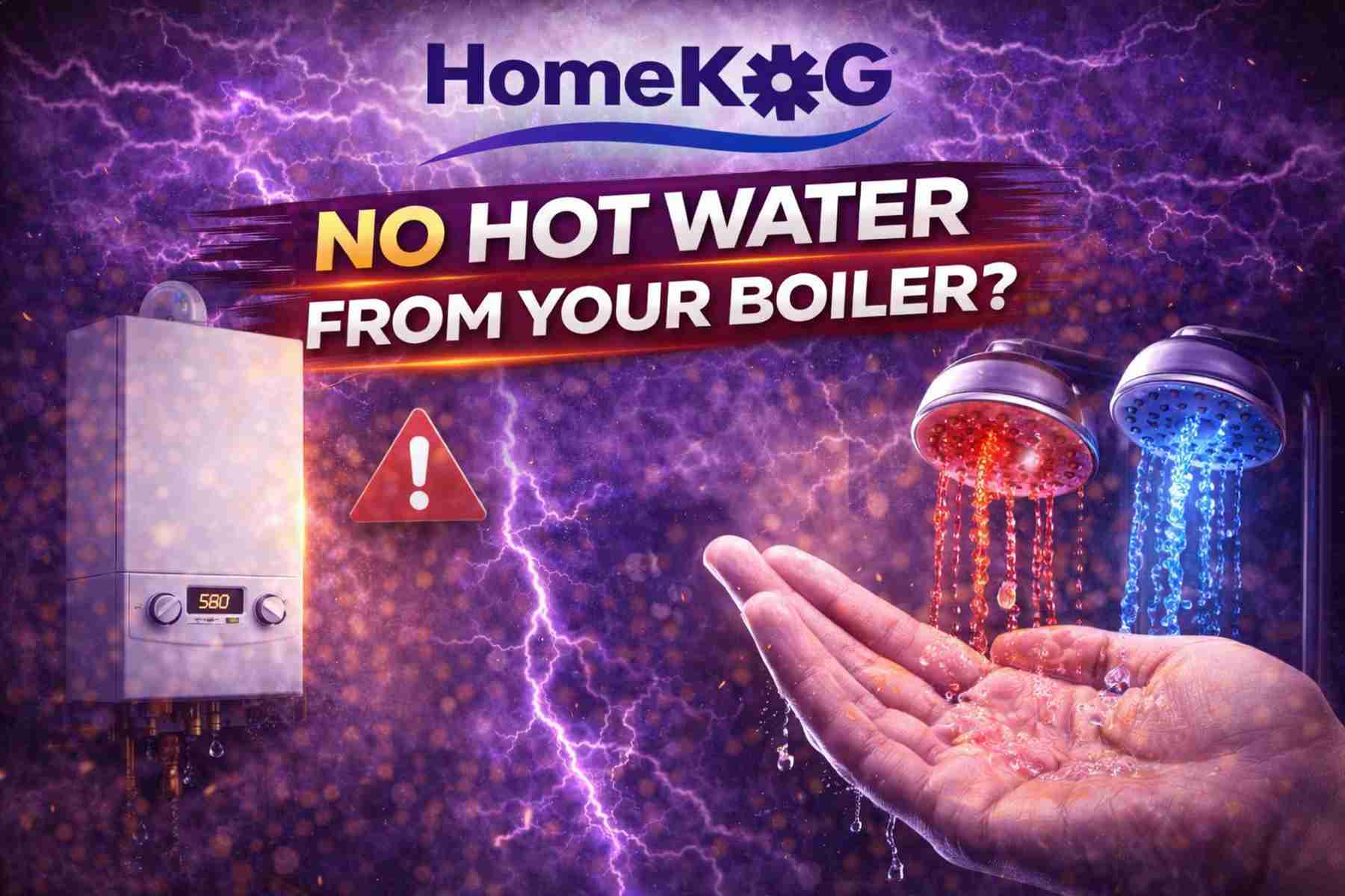 no hot water coming from boiler