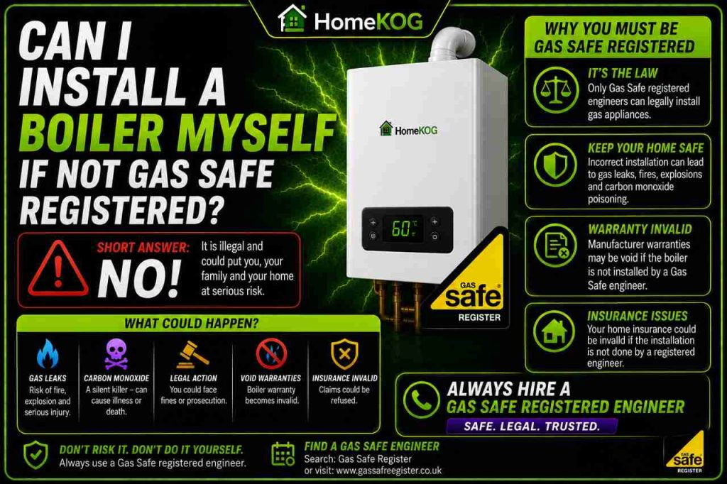 Can I Install a Boiler Myself If Not Gas Safe Registered?
