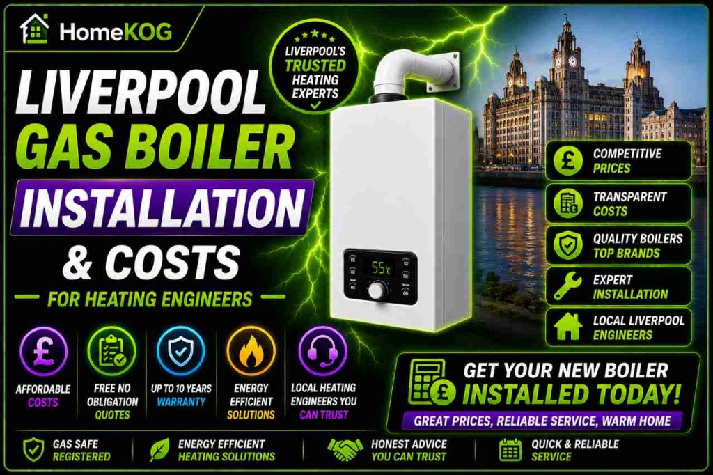 Liverpool Gas Boiler Installation & Costs For Heating Engineers