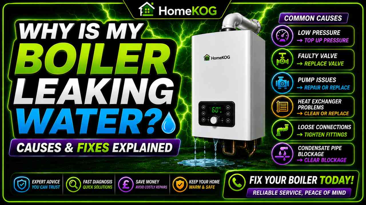 Why Is My Boiler Leaking Water? Causes & Fixes