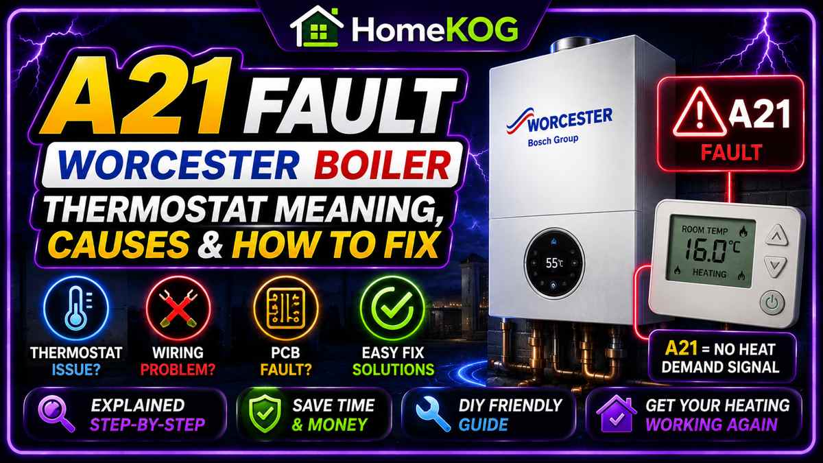 A21 Fault Worcester Boiler Thermostat Meaning, Causes & How To Fix