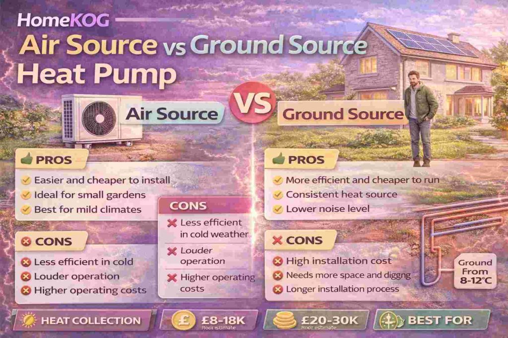 Air Source vs Ground Source Heat Pump: Which is Best for Your Home? 2026