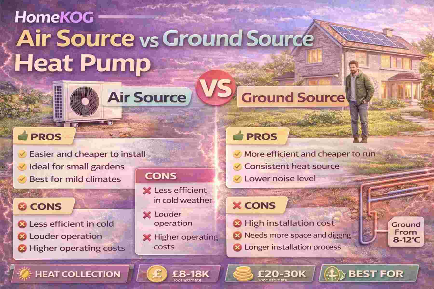 Air Source vs Ground Source Heat Pump: Which is Best for Your Home? 2026