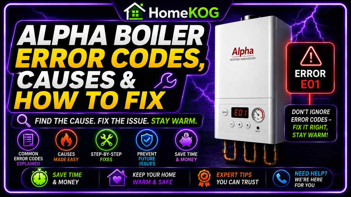 Alpha Boiler Error Codes, Causes & How To Fix