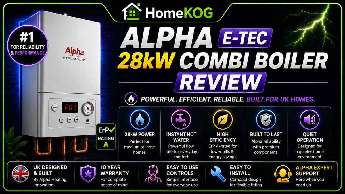 Alpha E-Tec 28kW Combi Boiler Review