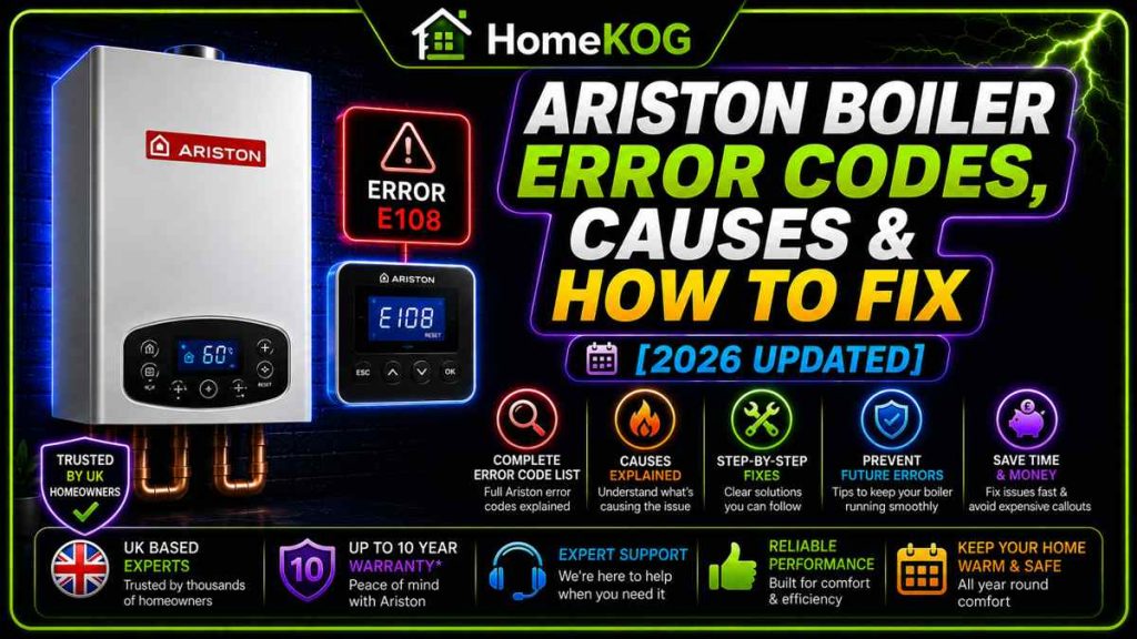 Ariston Boiler Error Codes, Causes & How to Fix [2026 Updated]