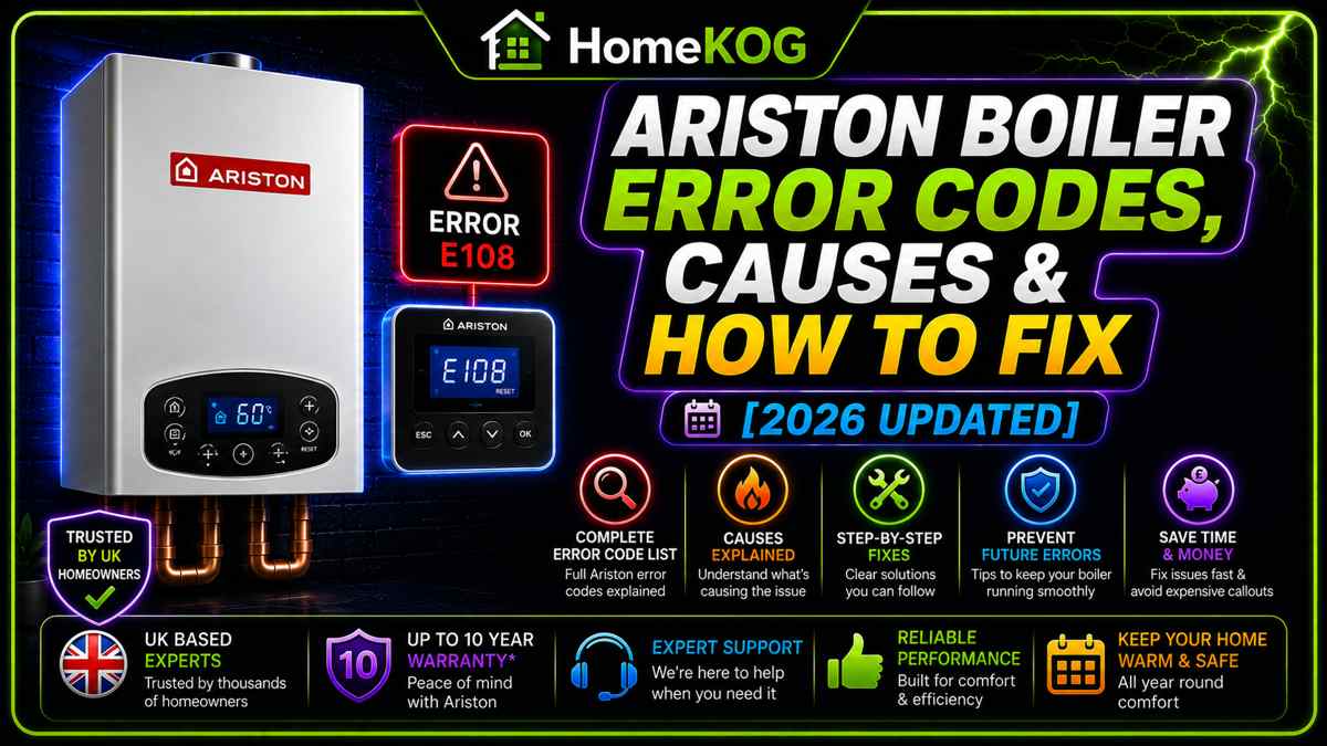 Ariston Boiler Error Codes, Causes & How to Fix [2026 Updated]