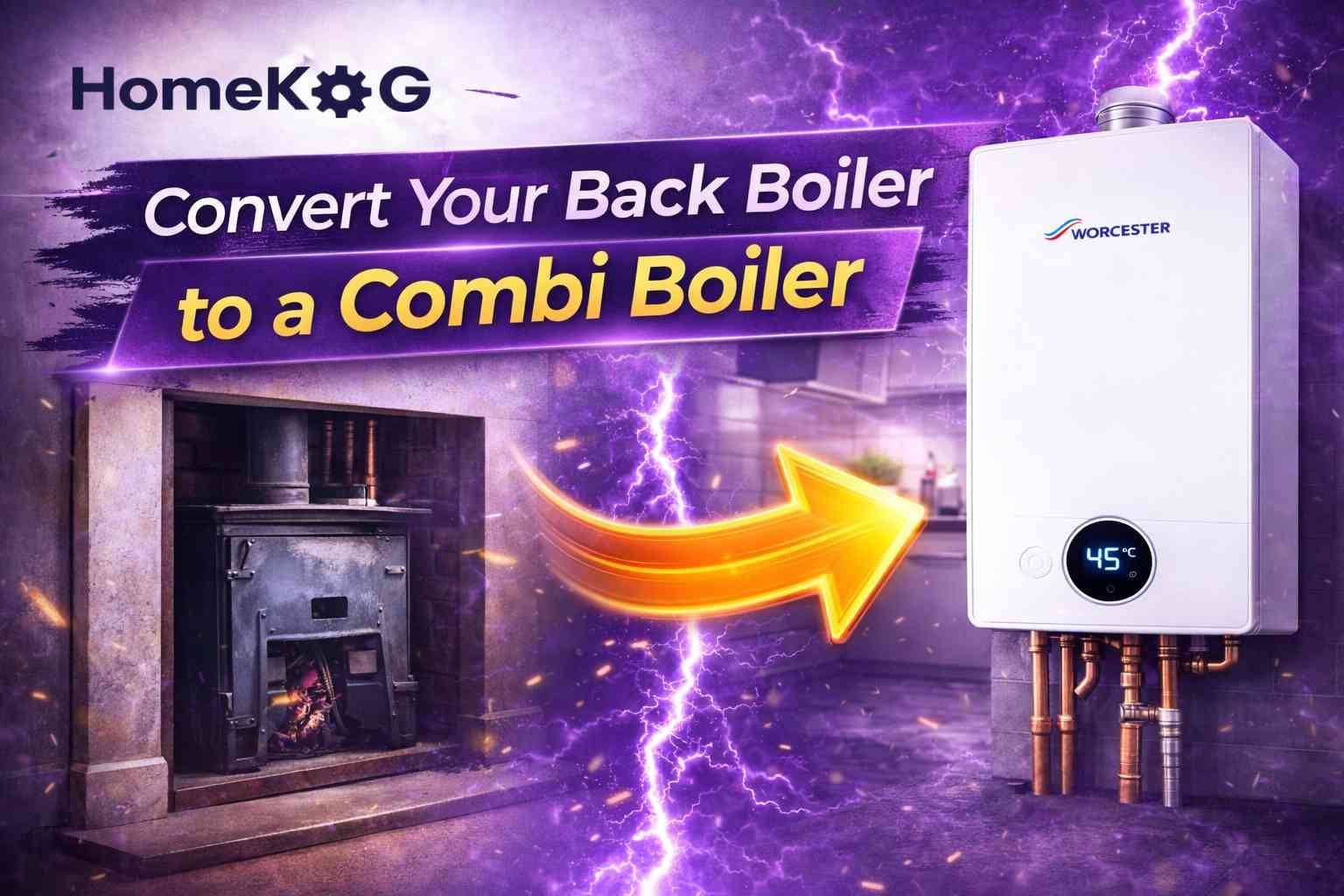 back boiler to combi boiler