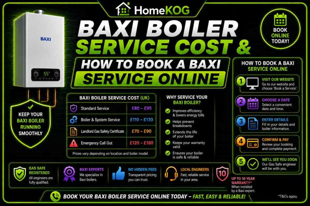 Baxi Boiler Service Cost & How To Book A Baxi Service Online