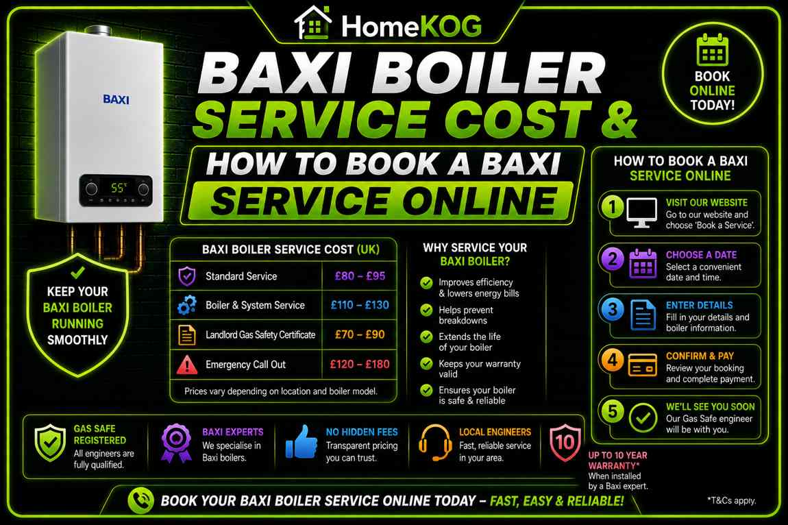 Baxi Boiler Service Cost & How To Book A Baxi Service Online