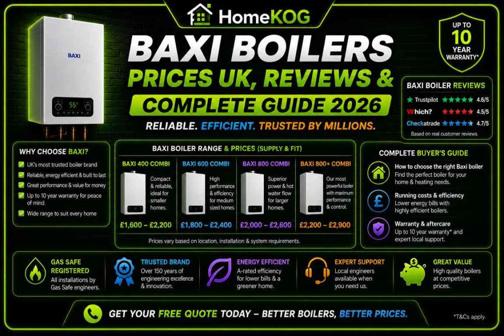 Baxi Boilers Prices UK, Reviews and Complete Guide 2026