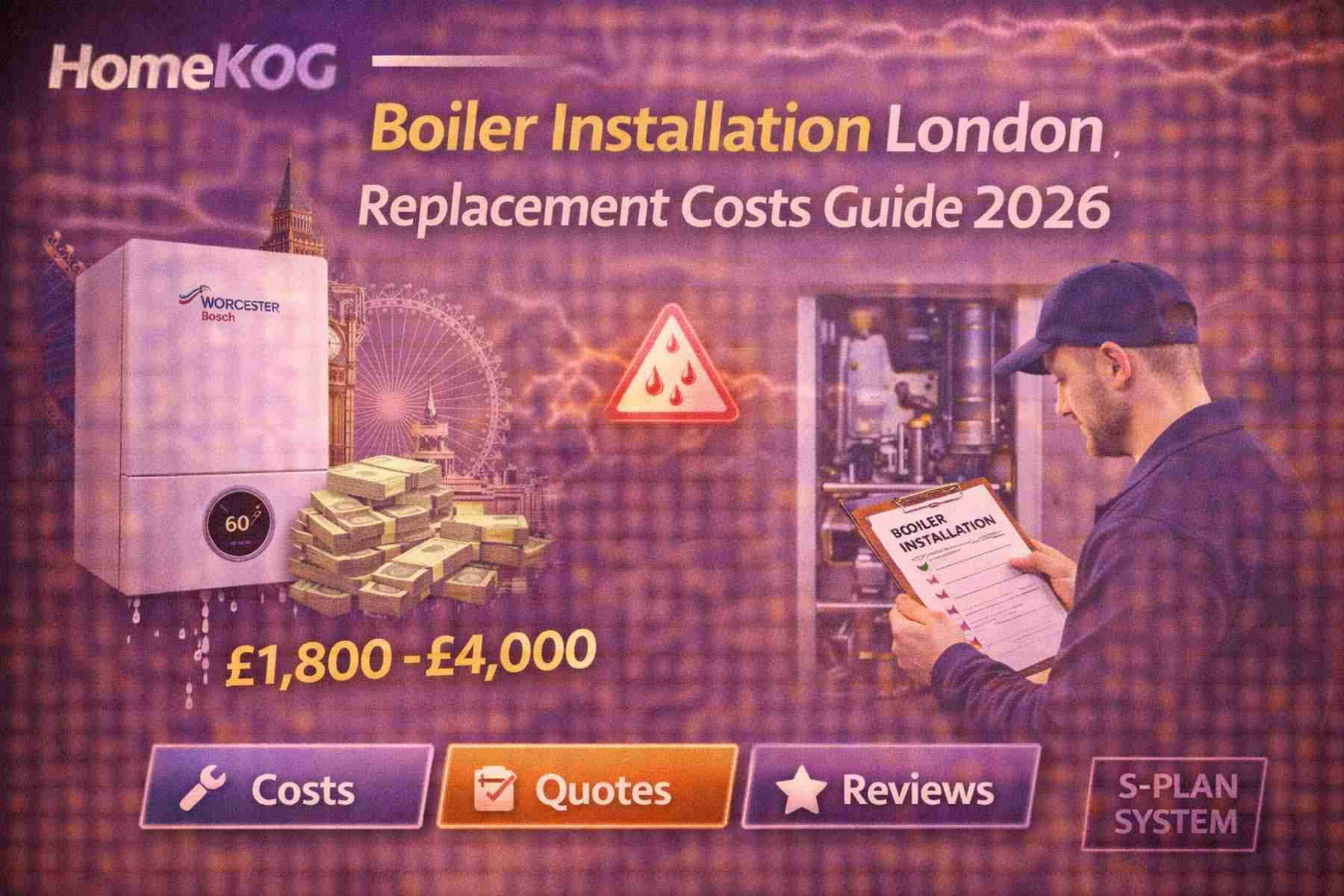 Boiler Installation London: Replacement Costs Guide 2026