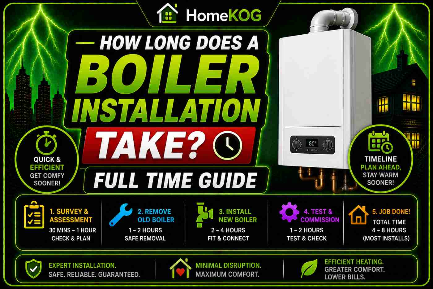 How Long Does a Boiler Installation Take? Full Time Guide
