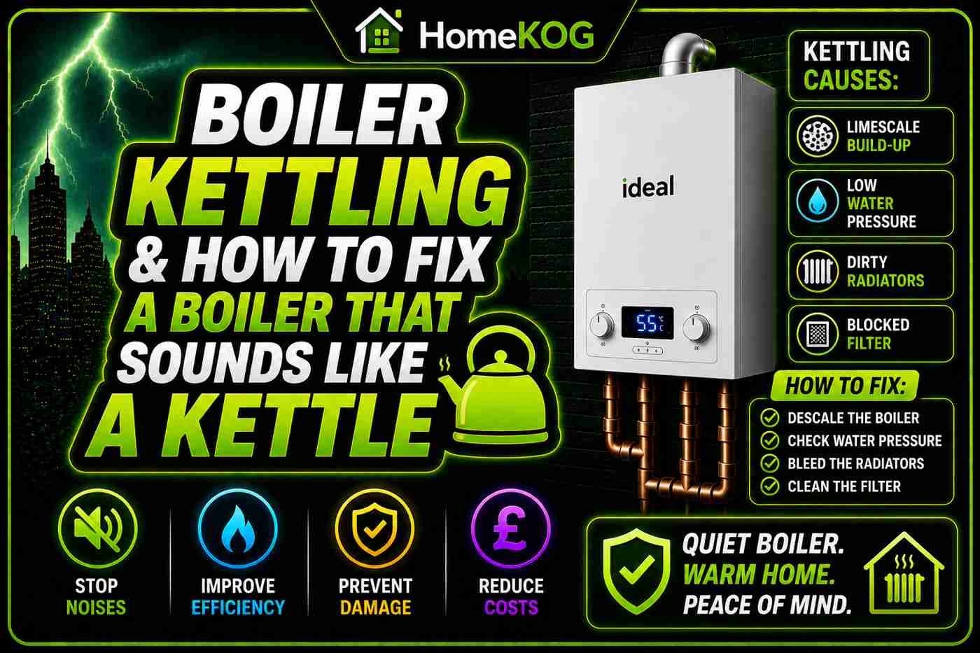 Boiler Kettling & How To Fix a Boiler That Sounds like a Kettle