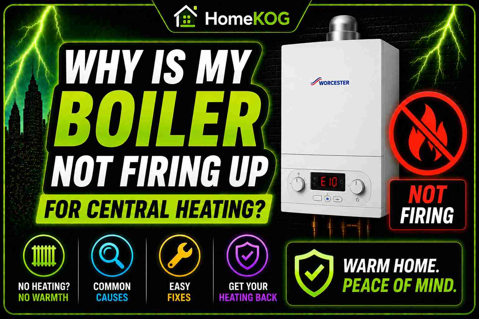 Why is my Boiler Not Firing up For Central Heating?
