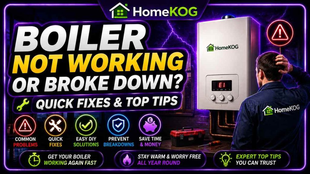 Boiler Not Working or Broke Down? Quick Fixes & Top Tips