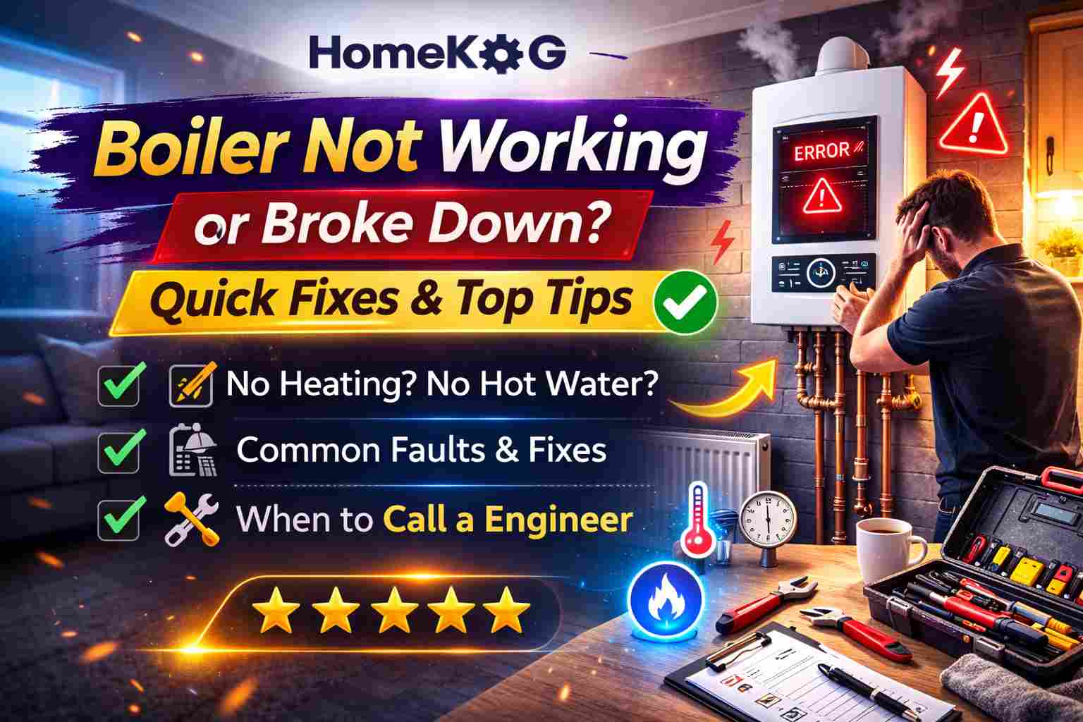 boiler not working how to fix