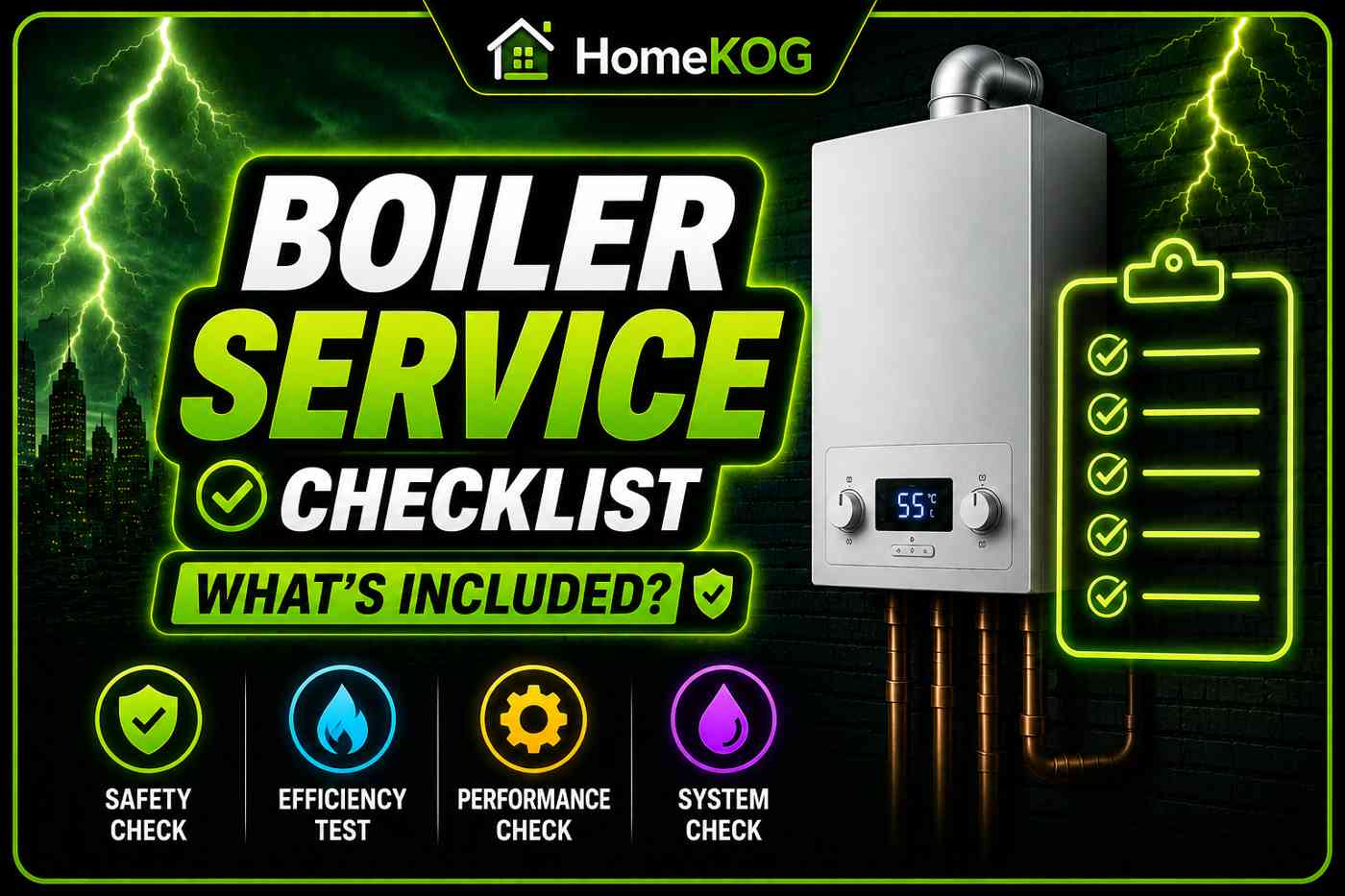 Boiler Service Checklist & What Does a Boiler Service Include?