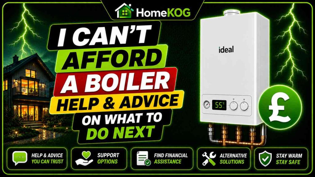 I Can't Afford a Boiler Help & Advice On What To Do Next