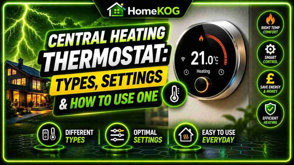 Central Heating Thermostat: Types, Settings & How to Use One