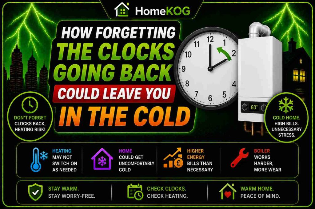 How Forgetting the Clocks Going Back Could Leave You In The Cold