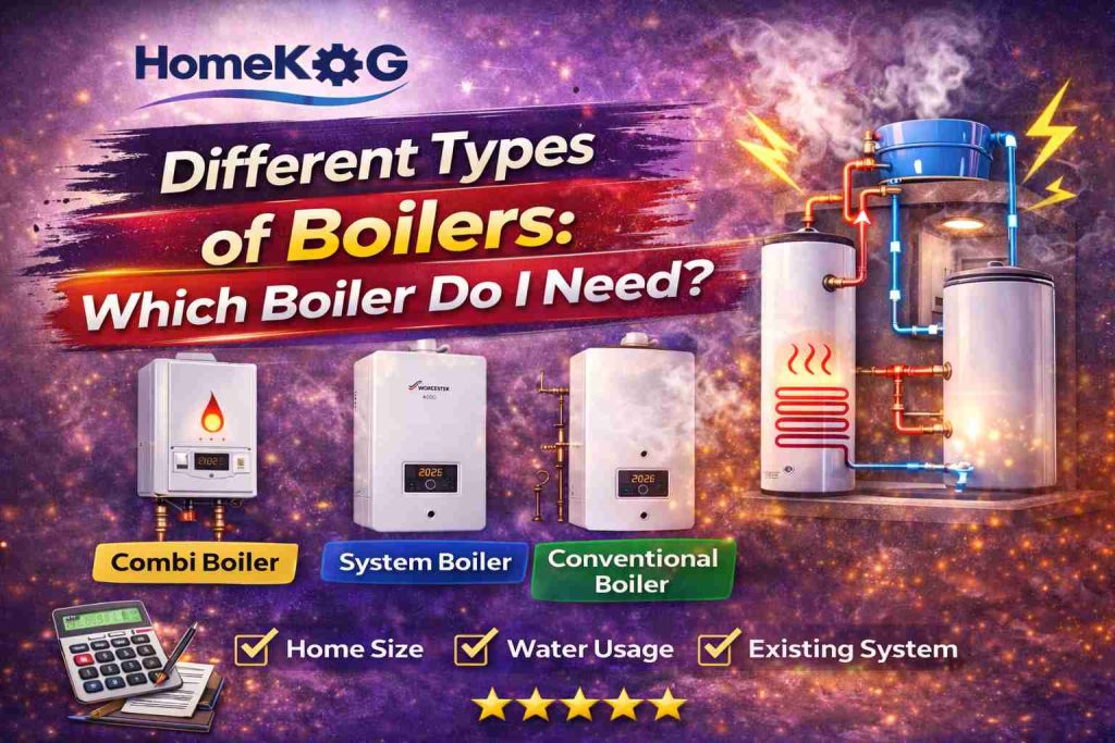 different types of boilers