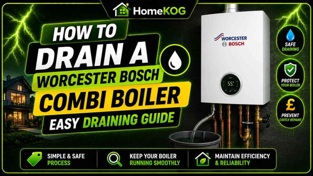 How To Drain A Worcester Bosch Combi Boiler - Easy Draining Guide