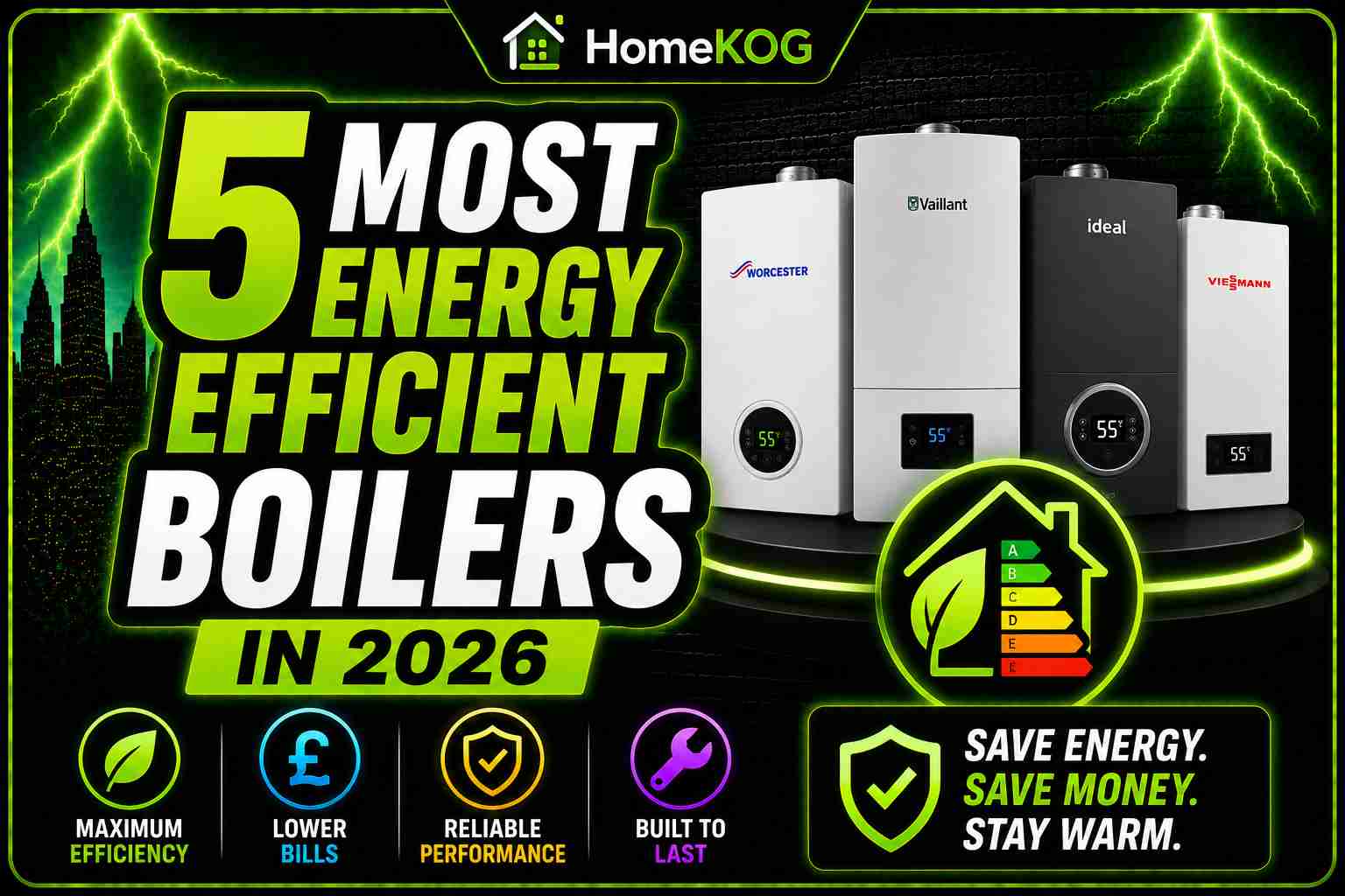 5 Most Energy Efficient Boilers In 2026
